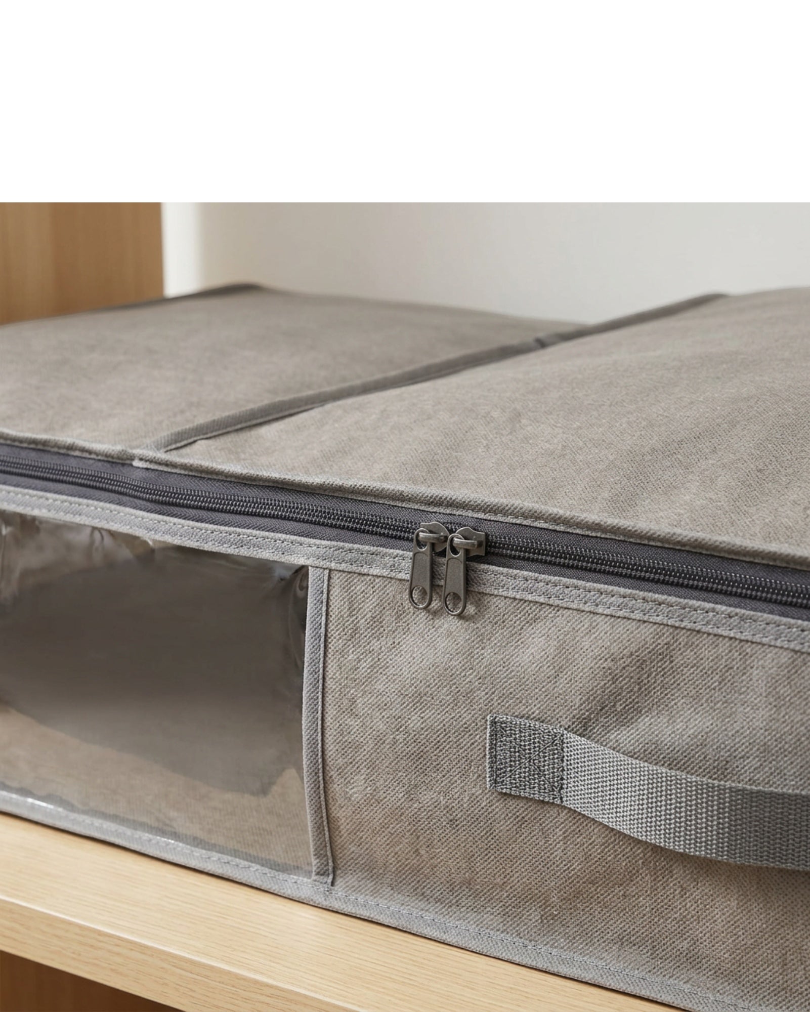 Frbxg Underbed Storage Bags Two Piece Warm Gray - Detail view