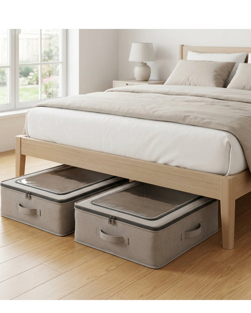 Frbxg Underbed Storage Bags Two Piece Warm Gray - Lifestyle view
